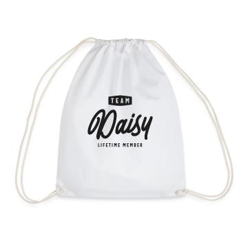 Daisy Name Personalized Birthday Name Daisy - Drawstring Bag - white - Front