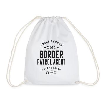 Border Patrol Agent - Drawstring Bag - white - Front