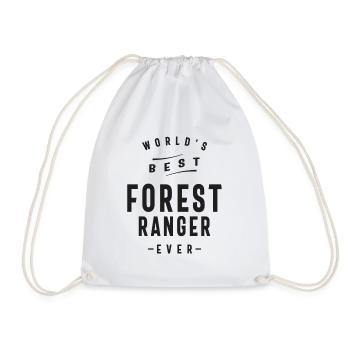 Forest Ranger - Drawstring Bag - white - Front