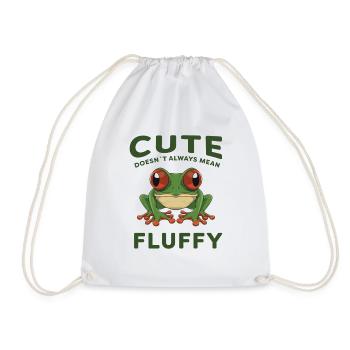 Conception de grenouille aux yeux rouges pour un fan de grenouille - Sac de sport léger - blanc - Devant