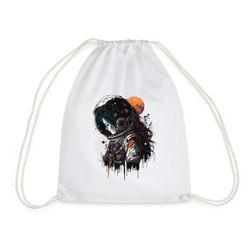 Gothic Astronaut - Turnbeutel - Weiß - Vorne