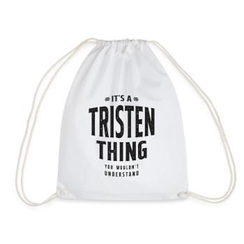 It’s a Tristen Thing - prénom Tristen - Sac de sport léger - blanc - Devant