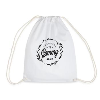 Promu à nouveau à Gammy - Grand-mère - Sac de sport léger - blanc - Devant