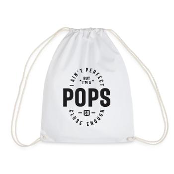 Je ne suis pas parfait mais je suis un Pops - Grand-père - Sac de sport léger - blanc - Devant