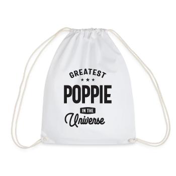 Le plus grand coquelicot de l’univers - Grand-père - Sac de sport léger - blanc - Devant