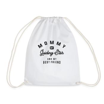 Guiding Star - Maman, ma meilleure amie - Mother’s - Sac de sport léger - blanc - Devant