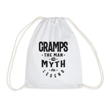 Gramps The man The Myth The Legend - Grandpa - Drawstring Bag - white - Front