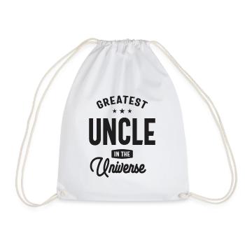 Greatest Uncle in the Universe - Drawstring Bag - white - Front