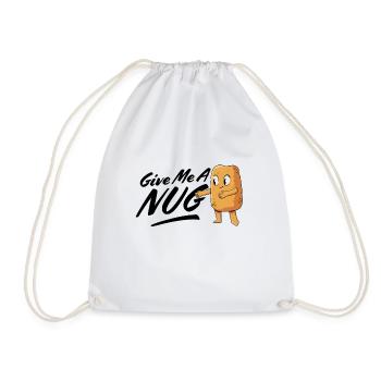 Donnez-moi une pépite de poulet - Sac de sport léger - blanc - Devant
