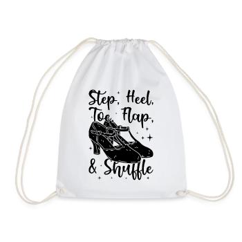 Tap Dancer Tap Dance Shoes Tap Dance Instructor - Drawstring Bag - white - Front