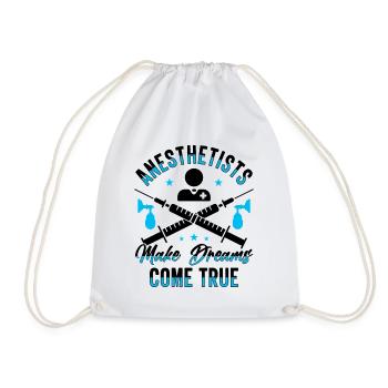 Anesthesiologist Anesthesia Anesthesiology Anesthesiologist - Drawstring Bag - white - Front