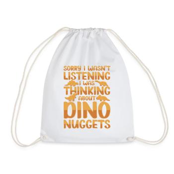 Mon dinosaure préféré est la pépite - Sac de sport léger - blanc - Devant