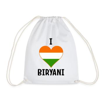 Cuisine indienne, gourmets, amateurs de biryani, - Sac de sport léger - blanc - Devant