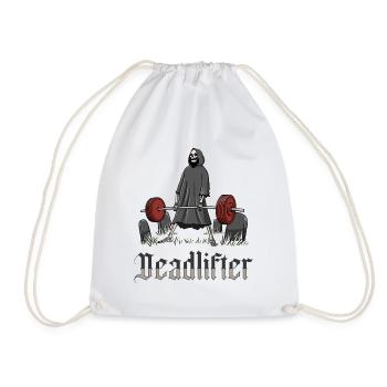 Deadlifter Skeleton Bodybuilding Fitness Workout - Sac de sport léger - blanc - Devant