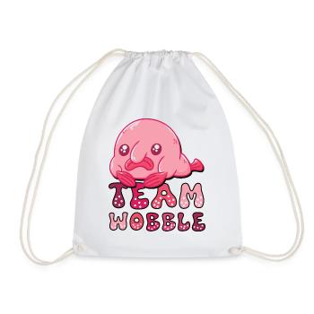 Marine Biologist Deep Sea Fish Blob Fish Ocean - Drawstring Bag - white - Front