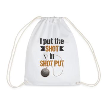 Athletics Athletics Throw Athlete - Drawstring Bag - white - Front