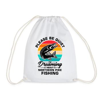 Fisherman Fisherman Fisherman Nordic Pike - Drawstring Bag - white - Front
