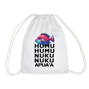 Humuhumunukunukuapua’a hawaïen - Sac de sport léger - blanc - Devant