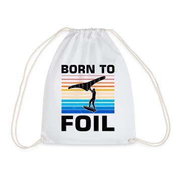 Wingsurfing Foil Wing Wing Boarding Wing Foiling - Turnbeutel - Weiß - Vorne