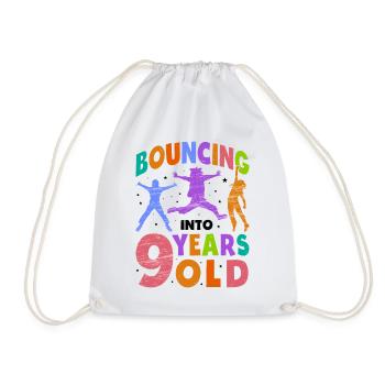 Trampoline Lover 8e anniversaire Party Jumping - Sac de sport léger - blanc - Devant