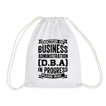 Business Administration Business Administration Office - Drawstring Bag - white - Front