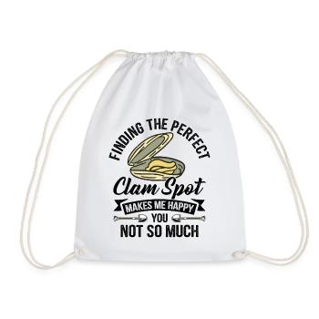 Moules Fruits de mer - Sac de sport léger - blanc - Devant