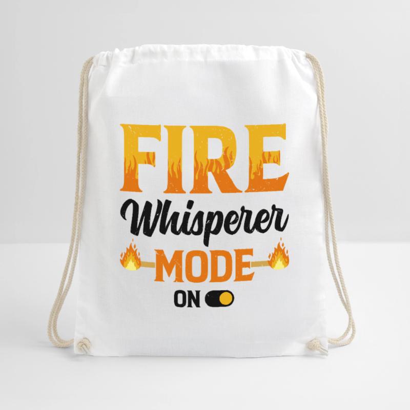 Fire Baton Fire Dance Fire Dancer Fire Dancer Drawstring Bag