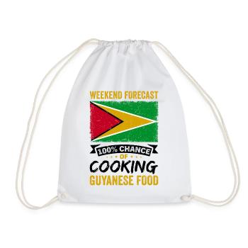 Proud Guyanese - Drawstring Bag - white - Front