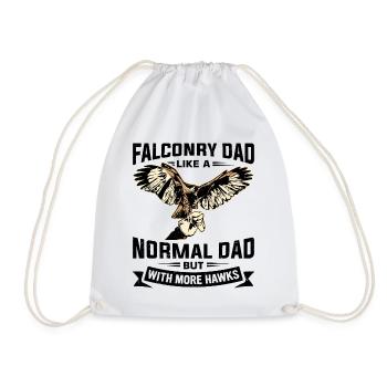 Falke Falkner Spruch - Turnbeutel - Weiß - Vorne