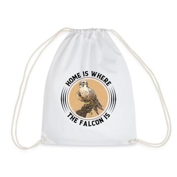 Dicton de Faucon Fauconnier - Sac de sport léger - blanc - Devant