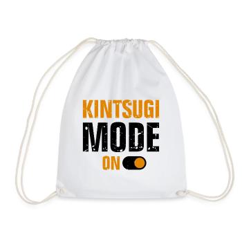 Conception japonaise de réparation de l’or Kintsukuroi - Sac de sport léger - blanc - Devant