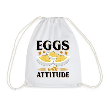 Devil's Egg Spell - Drawstring Bag - white - Front