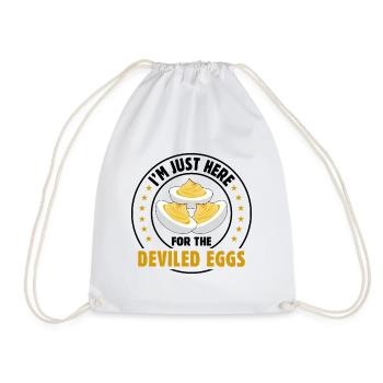 Devil's Egg Spell - Drawstring Bag - white - Front