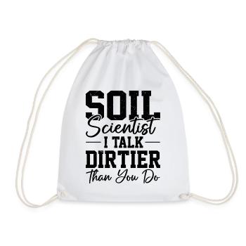 Soil Scientist Pedology - Drawstring Bag - white - Front