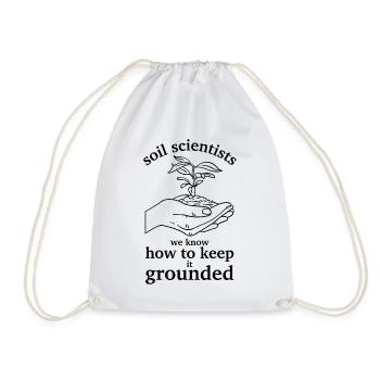 Soil Scientist Pedology - Drawstring Bag - white - Front