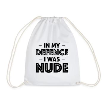 Dicton du nudisme - Sac de sport léger - blanc - Devant