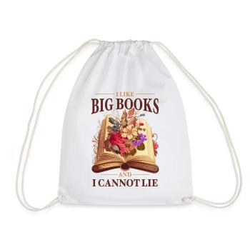 Lesen Buch Merch Booktok Bookish Geschenk Buch - Turnbeutel - Weiß - Vorne