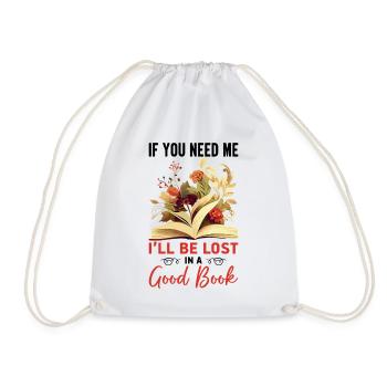 Lesen Buch Merch Booktok Bookish Geschenk Buch - Turnbeutel - Weiß - Vorne