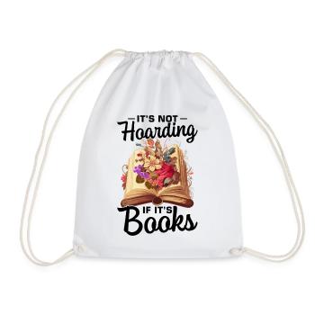 Lesen Buch Merch Booktok Bookish Geschenk Buch - Turnbeutel - Weiß - Vorne