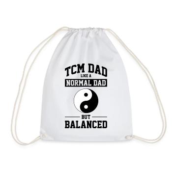 Symbole Ying Yang MTC - Sac de sport léger - blanc - Devant