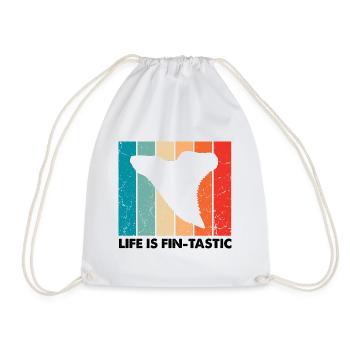 Paleontologist Designs Fossil Hunter Student - Drawstring Bag - white - Front