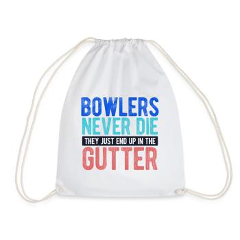 Bowling - Turnbeutel - Weiß - Vorne