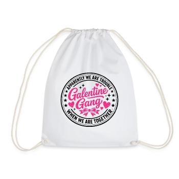 Galentine Gang Tenue Groupe Meilleures Amies - Sac de sport léger - blanc - Devant