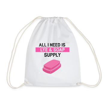 Conception de fabrication de savon pour les conceptions de fabricants de savon - Sac de sport léger - blanc - Devant