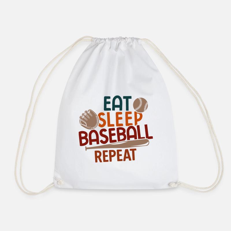Baseball - Turnbeutel - Weiß