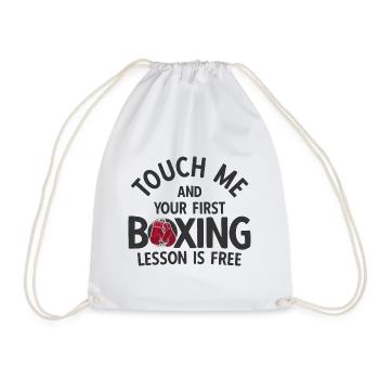 Boxsport Boxing - Turnbeutel - Weiß - Vorne