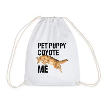 Capture de coyotes et conception de chasseur de coyotes - Sac de sport léger - blanc - Devant