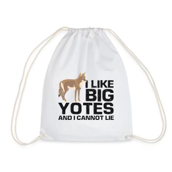 Conception de coyote pour les réacteurs de coyote - Sac de sport léger - blanc - Devant