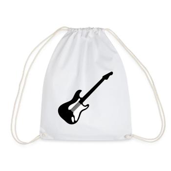 Guitare - Sac de sport léger - blanc - Devant