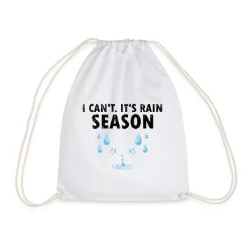 Lifeguard Designs for Pool Technicians - Drawstring Bag - white - Front